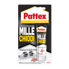 PATTEX MILLECHIODI FORTE PRESA TRASPARENTE 40 G BL
