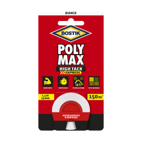 BOSTIK POLYMAX NASTRO BIAD HIGH TACK EXPRESS BIANCO