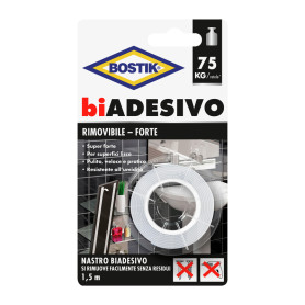 BOSTIK NASTRO BIADESIVO RIMOVIBILE 19MMX1
