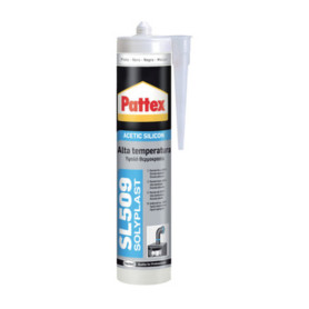 PATTEX SILICONE ALTA TEMP. SL509 NERO 300 ML CARTUC