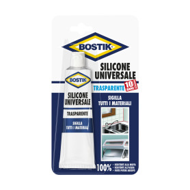 BOSTIK SILICONE UNIVERSALE 60 ML TRASPAR BLISTER