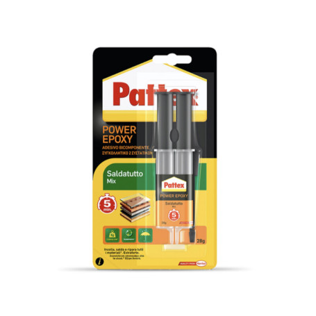 PATTEX POWER EPOXY SALDATUTTO MIX SIRINGA  28 G