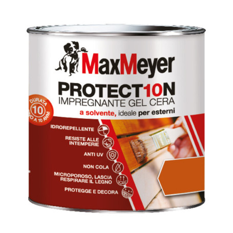 MAX IMPREGNANTE GEL CERA SOLVENTE NOCE SC. 750 ML