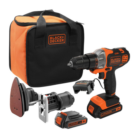 B+D KIT TRAPANO+SEGHETTO+LEVIGATR 18V MULTIEVO