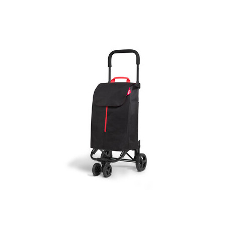 GIMI CARRELLO SPESA TWIN 2 RUOTE NERO