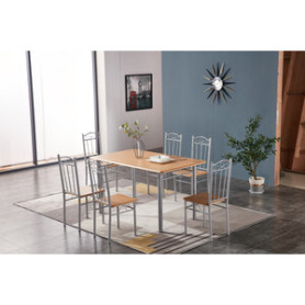 SET 6 SEDIE LEGNO CHIARO