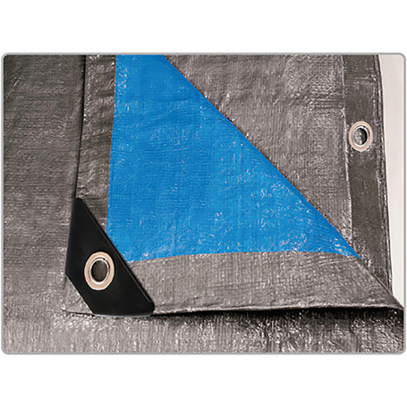 TELONE OCCHIELLATO  EXTRA PESANTE  mt 5 x 8 - 280 gr/mq.