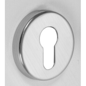 BOCCHETTA TONDA ALLUMINIO FORO YALE CROMO