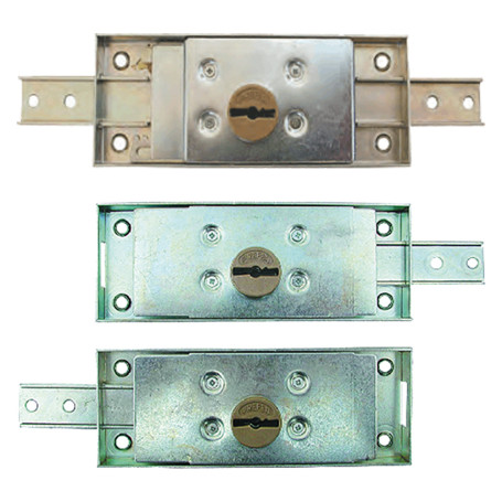 SERRATURE PER SERRANDA art.0733.4 - later.dx/sx (1 mand.) - catenacci piegati