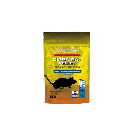 ESCA RODENTICIDA CIAPA RAT PELLET 140 G
