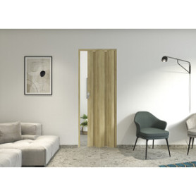 PORTA A SOFFIETTO MAYA 83X214 ROVERE CHIARO