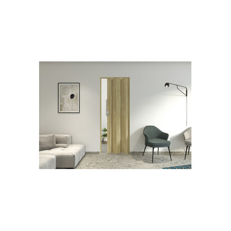 PORTA A SOFFIETTO MAYA 83X214 ROVERE CHIARO