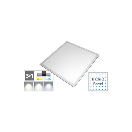 PANNELLO LED BACKLIT 40W 3800LM CCT 60X60 CM