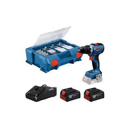 BOSCH-B TRAPANO GSR 18V-65 PROF BRUSHLESS +2 BATT