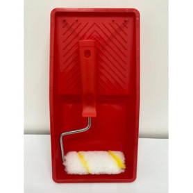 KIT VASCHETTA + RULLINO BIA\GIAL + MAN\CORTO 10CM