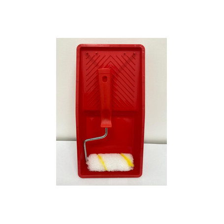 KIT VASCHETTA + RULLINO BIA\GIAL + MAN\CORTO 10CM