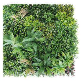 SIEPE ARTIFICIALE A PANNELLO QUADRATO JUNGLE mt 1 x 1