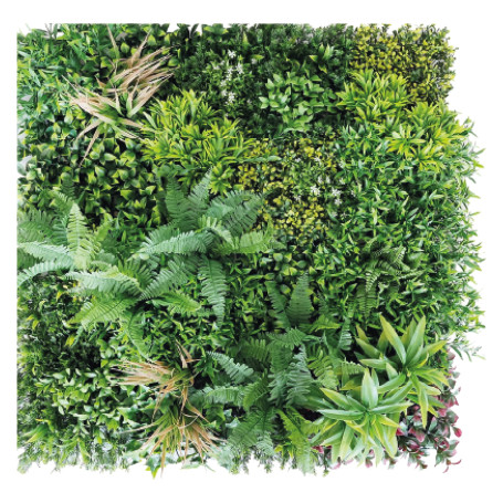 SIEPE ARTIFICIALE A PANNELLO QUADRATO JUNGLE mt 1 x 1