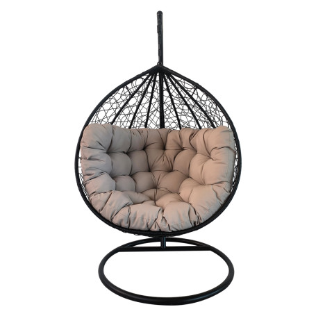 POLTRONA SOSPESA  BAKU  cuscino grigio chiaro - monoposto