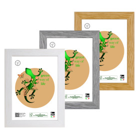 CORNICE  NEWMAN  cm 13 x 18 con portafoto - bianco