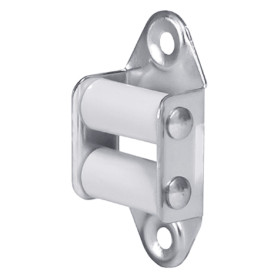 RULLO GUIDA CINGHIA verticale - rulli nylon - bianca