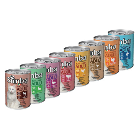 BOCCONCINI PER GATTI  SIMBA  agnello - gr 415