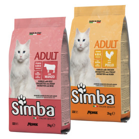 CROCCANTINI PER GATTI  SIMBA  manzo - kg 2