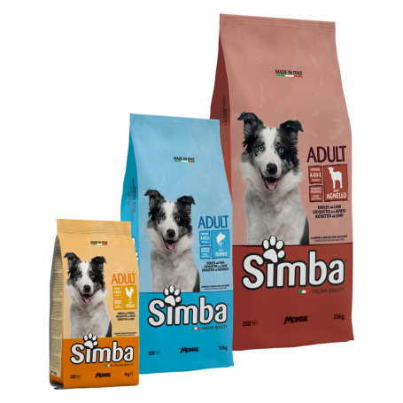 CROCCHETTE PER CANI  SIMBA  manzo - kg 4