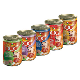 PATE  PER CANI  SPECIAL DOG  vitello e verdure - gr 400