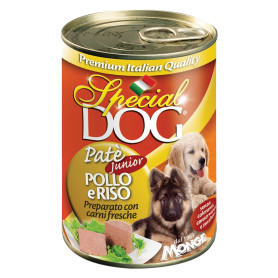 PATE  PER CANI  SPECIAL DOG  pollo e riso - gr 400