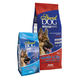 CROCCHETTE PER CANI  SPECIAL DOG  tonno e riso - kg 15