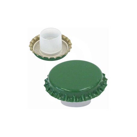 TAPPO CORONA D 29 MM BIDULE ALTA CF 100 PZ VERDE