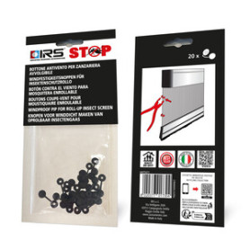 BOTTONE ANTIVENTO P\ZANZARIERA 20PZ