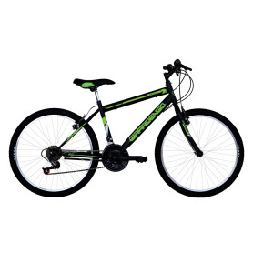 BICICLETTA UOMO  MTB  GIRARDENGO 24 - nero/verde
