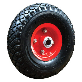RUOTA PNEUMATICA PER CARRELLI  diametro  260 mm - foro  diametro  20 mm / per carrello pala ribaltab.
