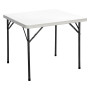 TAVOLO QUADRATO PIEGHEVOLE  PARTY  cm 87 x 87 x h. 74 - colore bianco