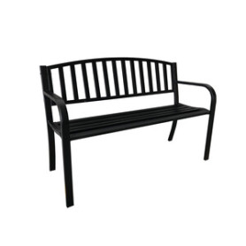 C PANCHINA NERO 119X50X77CM INCONTRO