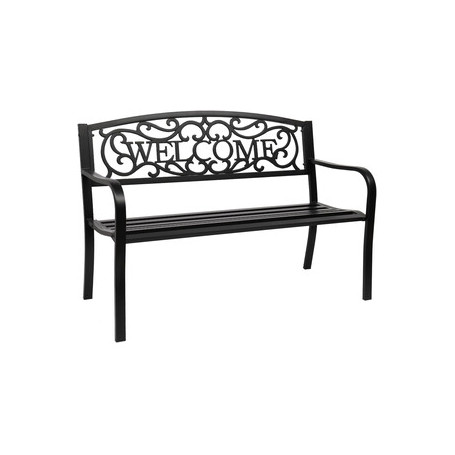 C PANCHINA NERO 127X60X87CM RIFUGIO