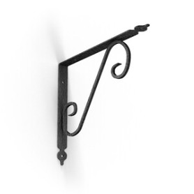 REGGIMENSOLA TOSCANIA 330X280 MM NERO MARTELLATO