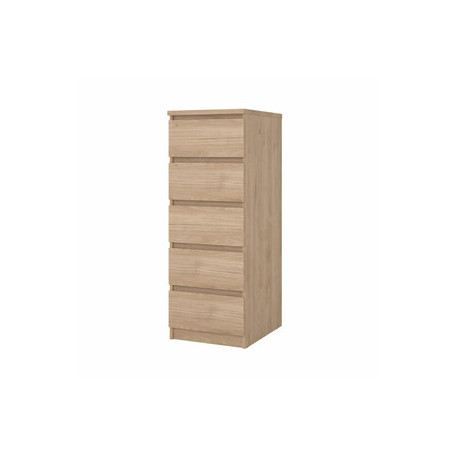KIT CASSETTIERA NAIA 5 CASS 40X50X111CM ROVERE