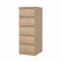 KIT CASSETTIERA NAIA 5 CASS 40X50X111CM ROVERE