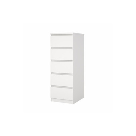 KIT CASSETTIERA NAIA 5 CASS 40X50X111CM BIANCO