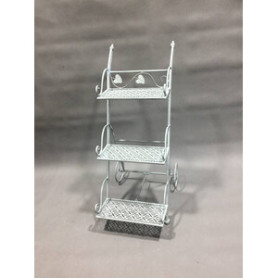 C FIORIERA C\RUO 3 RIP 54X34X78CM AZZURRO CH EPOQUE