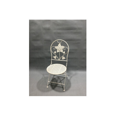 C SEDIA 40X40X94CM BIANCO ANTICO EPOQUE