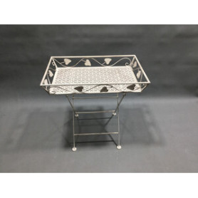 C TAVOLO 63X40X60CM BIANCO ANTICO EPOQUE