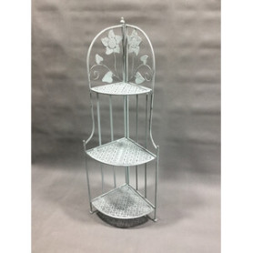 C ANGOLIERA 3 RIPIANI 49X33X126CM AZZURRO CH EPOQUE