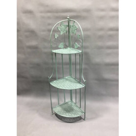 C ANGOLIERA 3 RIPIANI 49X33X126CM VERDE SALVIA EPOQUE