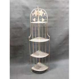 C ANGOLIERA 4 RIPIANI 49X33X156CM BIANCO ANT EPOQUE