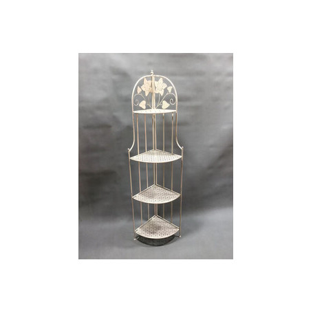 C ANGOLIERA 4 RIPIANI 49X33X156CM BIANCO ANT EPOQUE