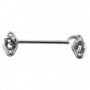 GANCI FERMAFINESTRE CROMO SAT. MM.100